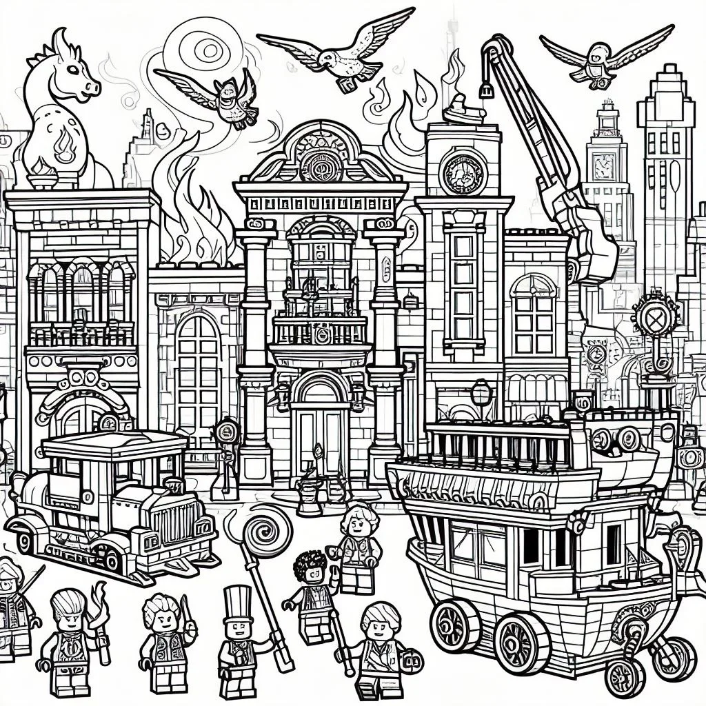 Colorindo lego