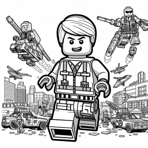 Colorindo lego