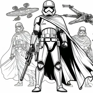 Colorindo star wars