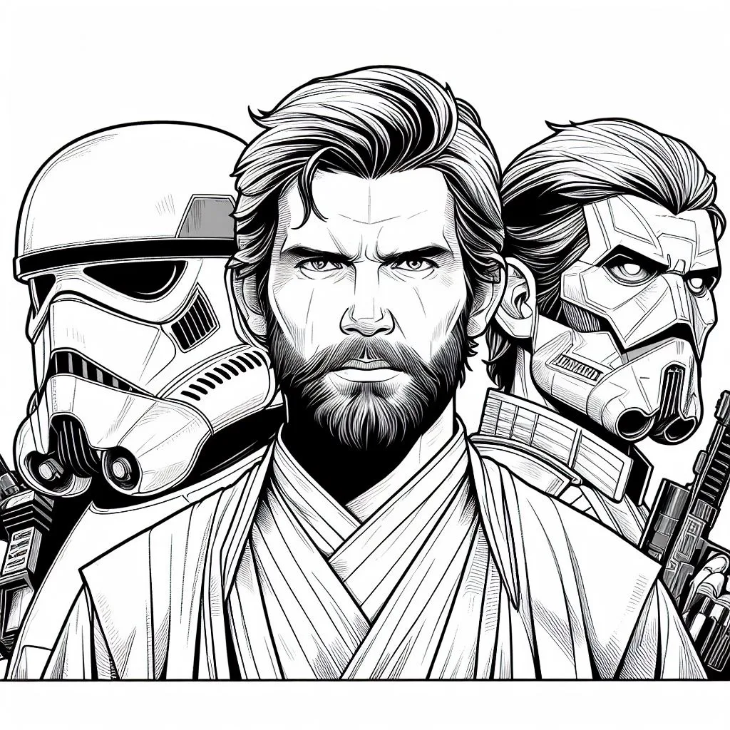 Colorindo star wars