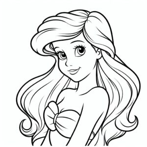 Coloring ariel pages