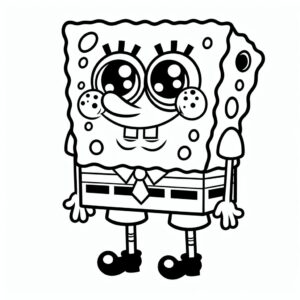 Coloring bob esponja