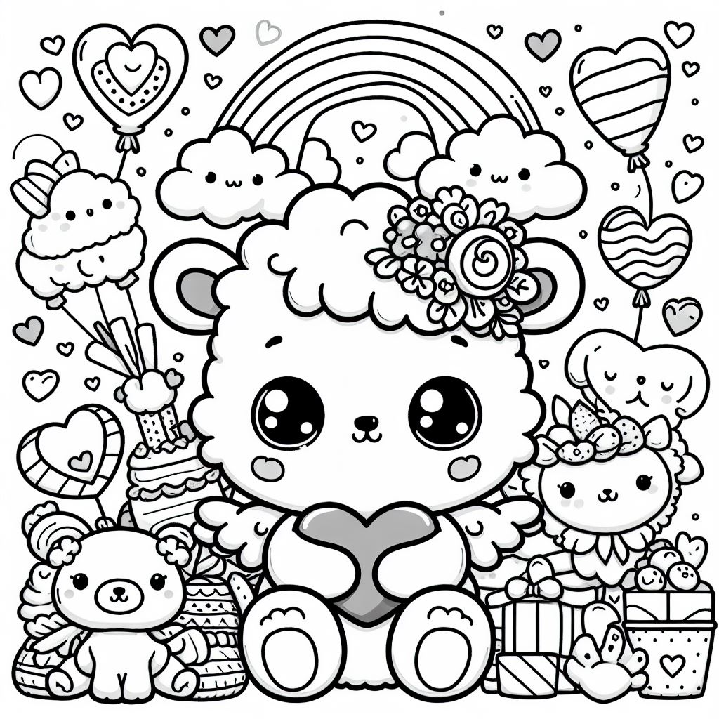 Coloring dia dos namorados