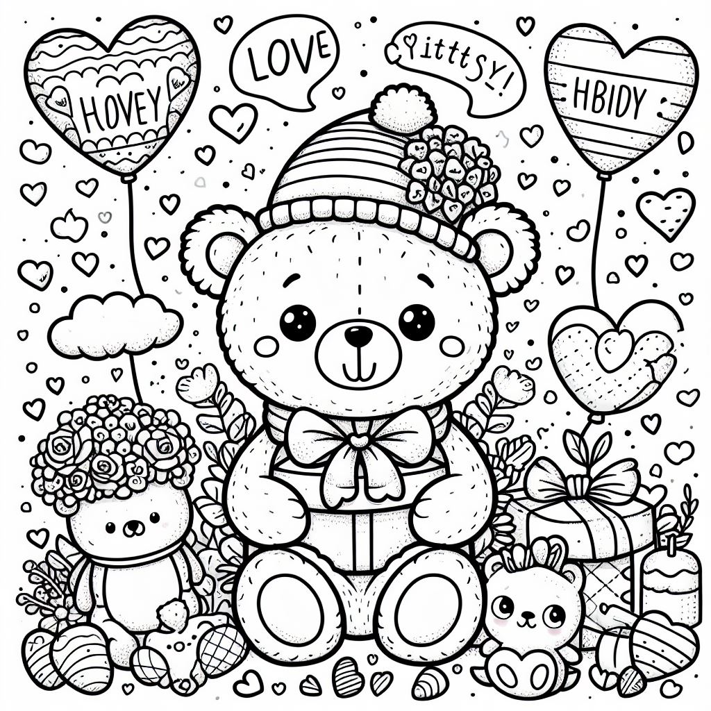 Coloring dia dos namorados