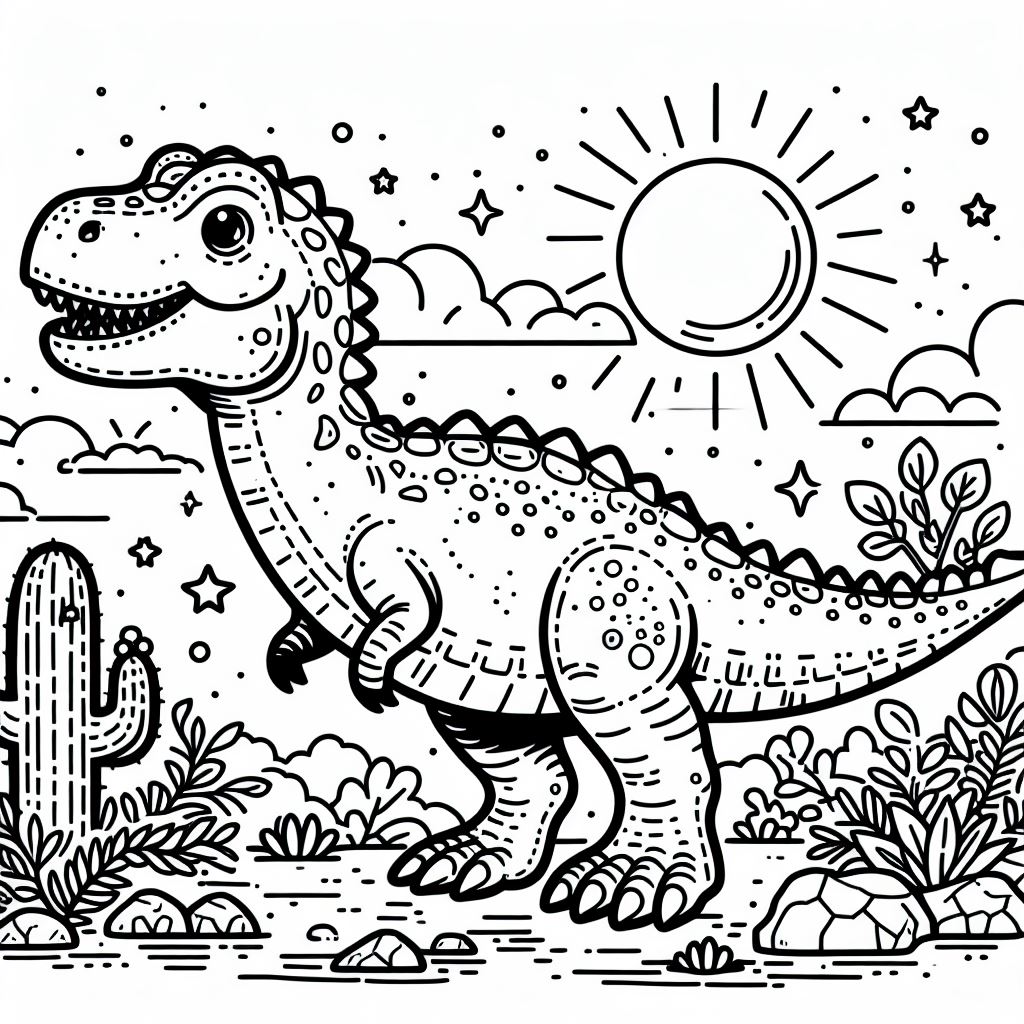 Coloring dinossauros