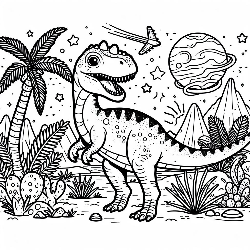 Coloring dinossauros