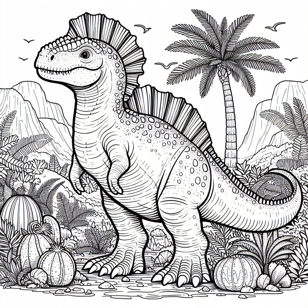 Coloring dinossauros