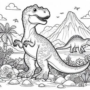 Coloring dinossauros