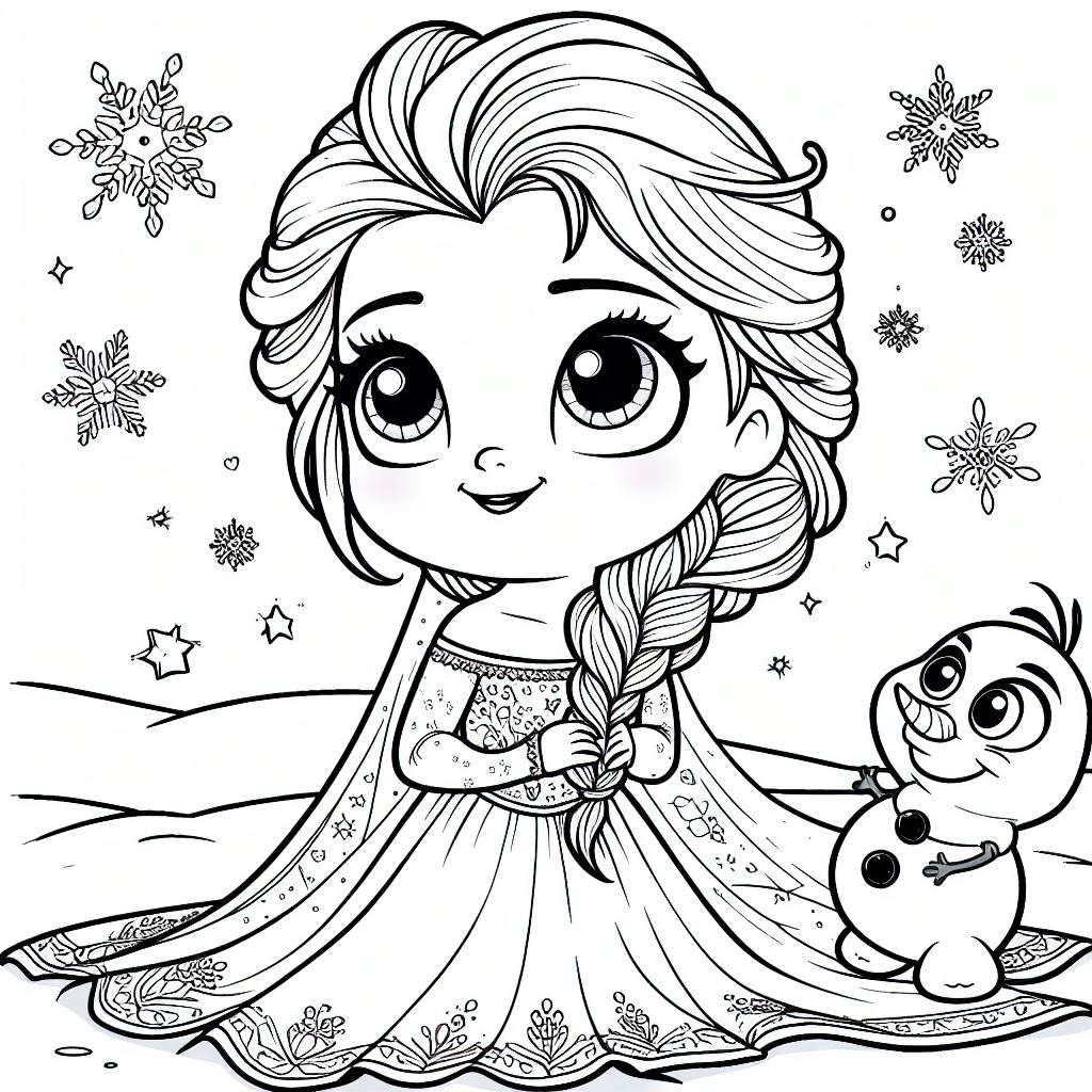 Coloring elsa