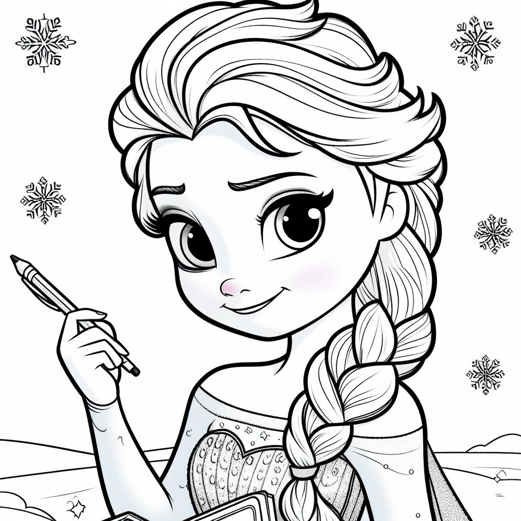 Coloring elsa