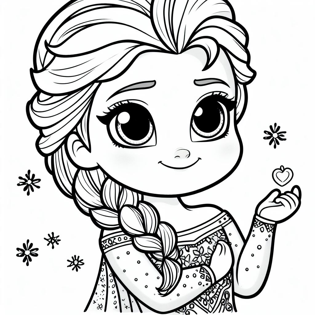Coloring elsa