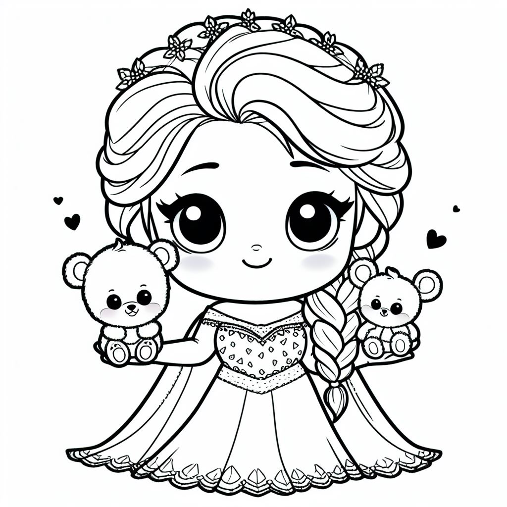 Coloring elsa