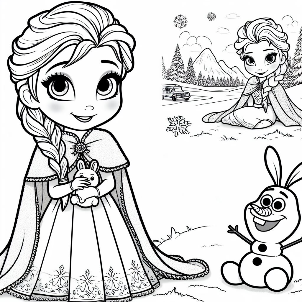 Coloring elsa