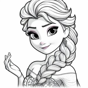 Coloring elsa