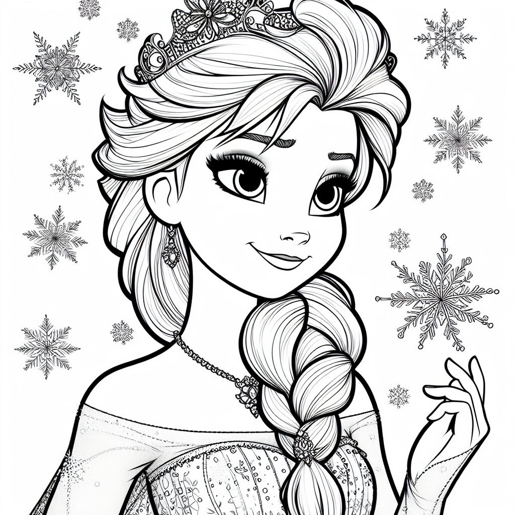 Coloring elsa