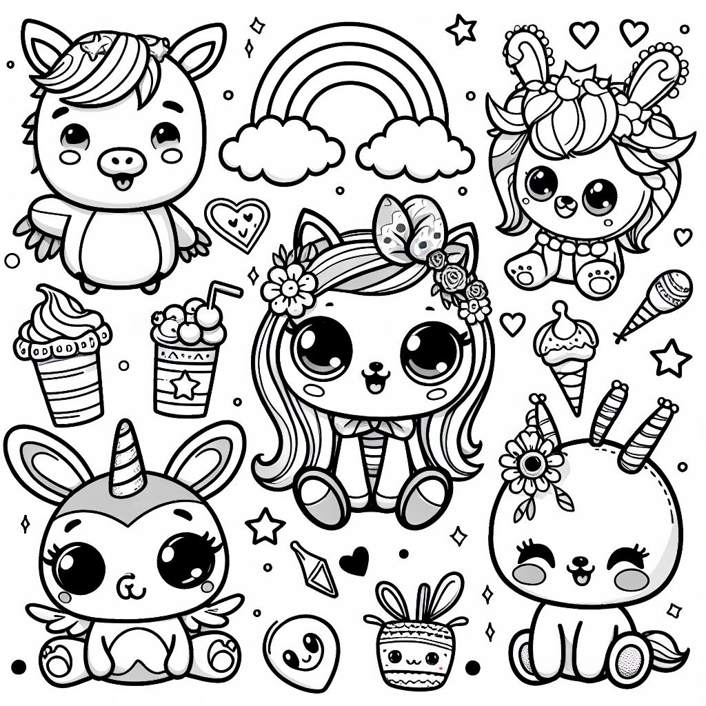 Coloring fofas