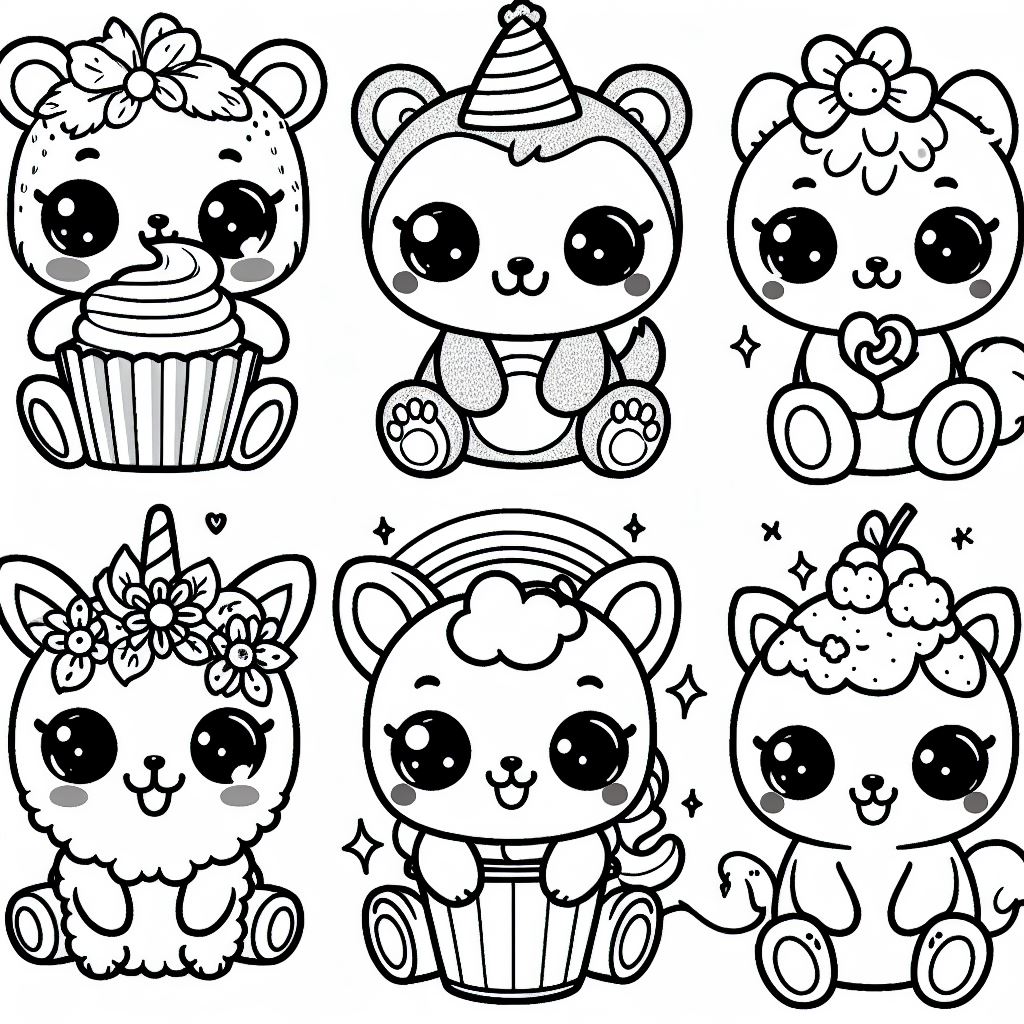 Coloring fofas