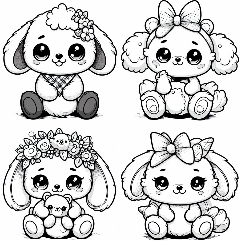 Coloring fofas