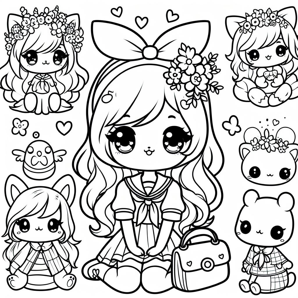 Coloring fofas