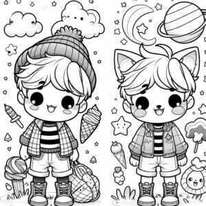 Coloring fofas