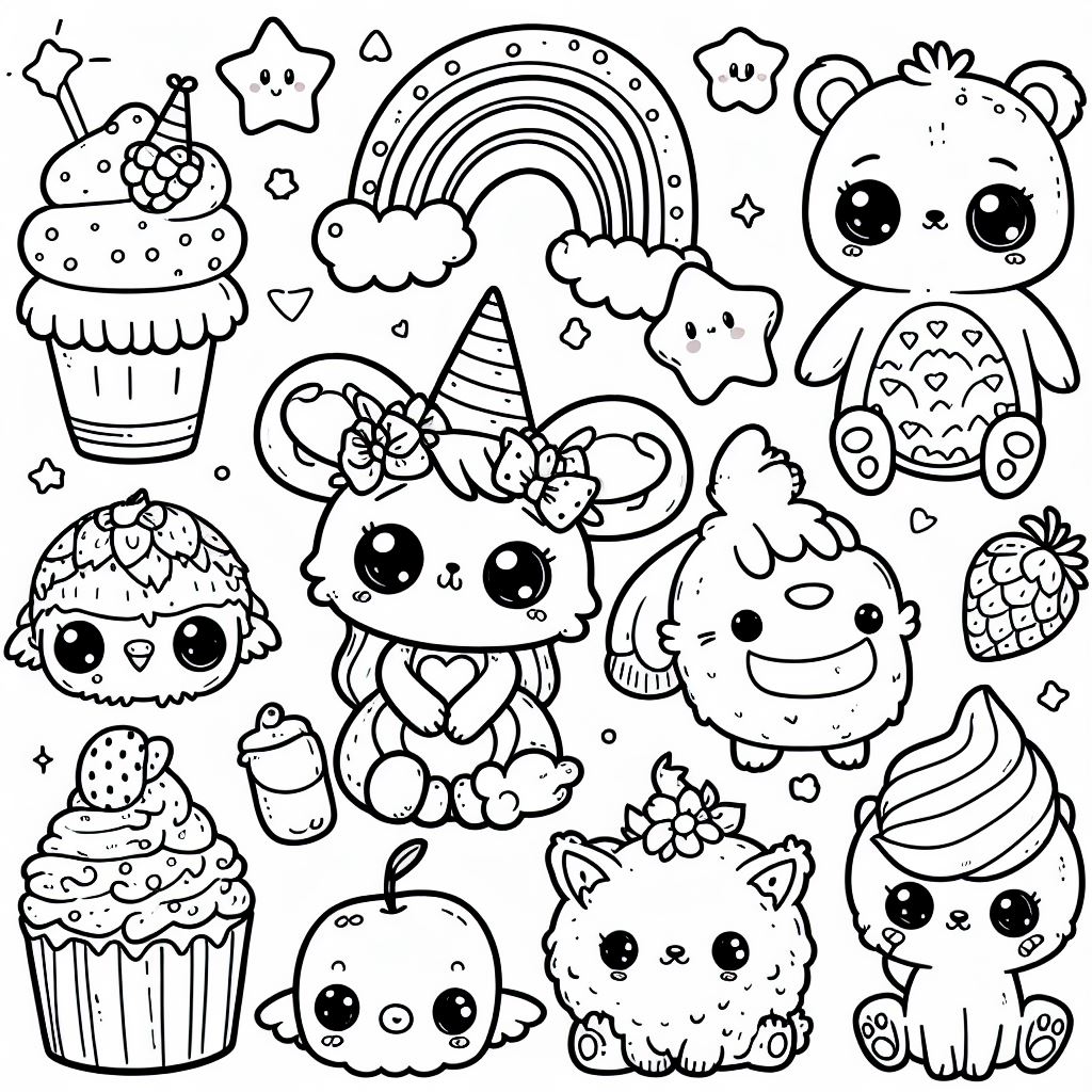 Coloring fofas