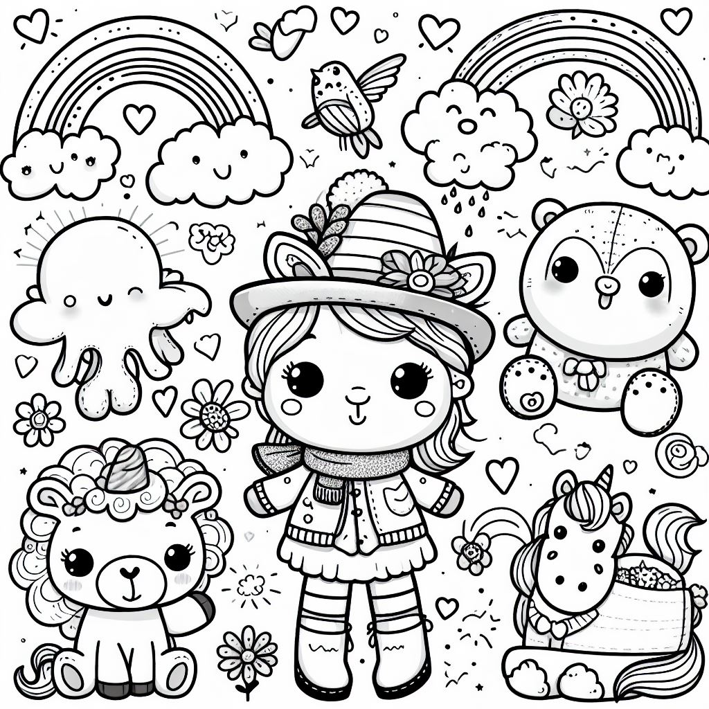 Coloring fofas