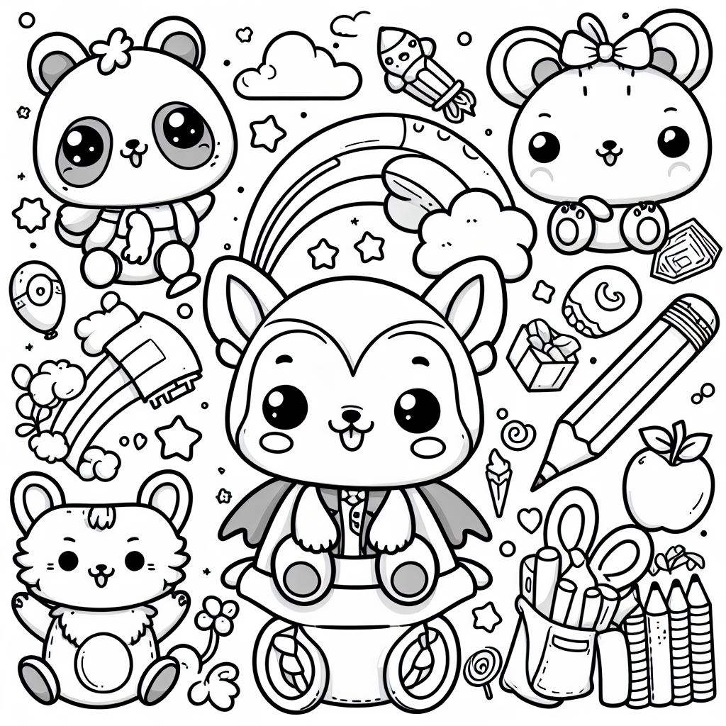 Coloring fofas