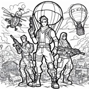 Coloring fortnite