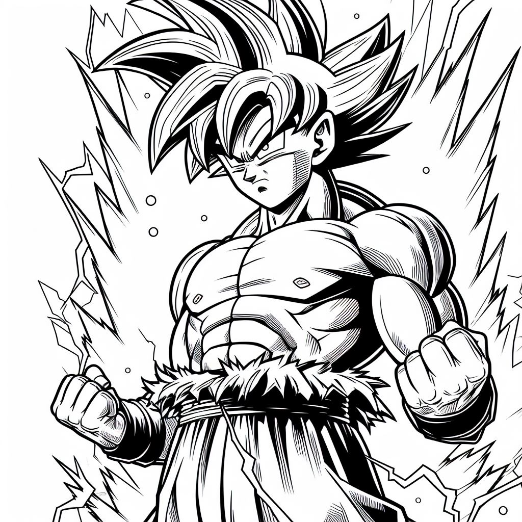 Coloring goku