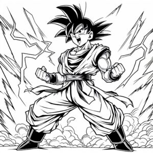 Coloring goku