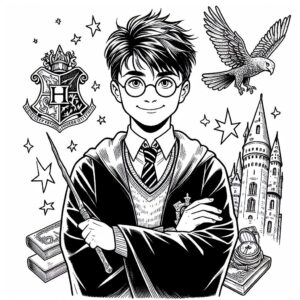 Coloring harry potter