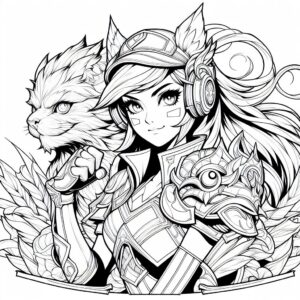 Desenhos para colorir &#; lol