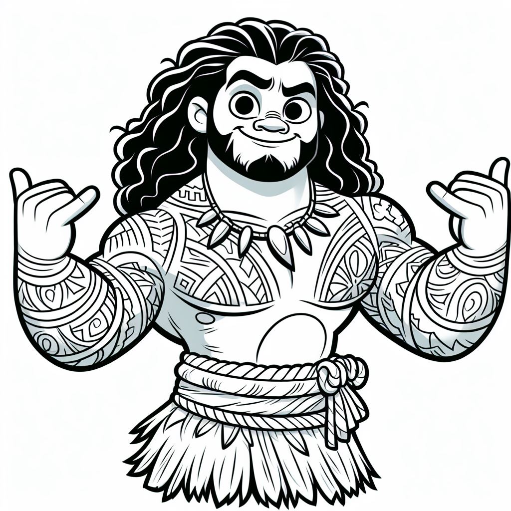 Coloring moana