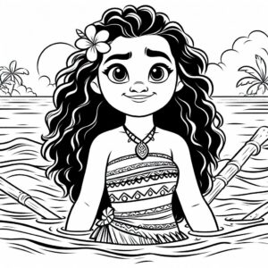 Coloring moana
