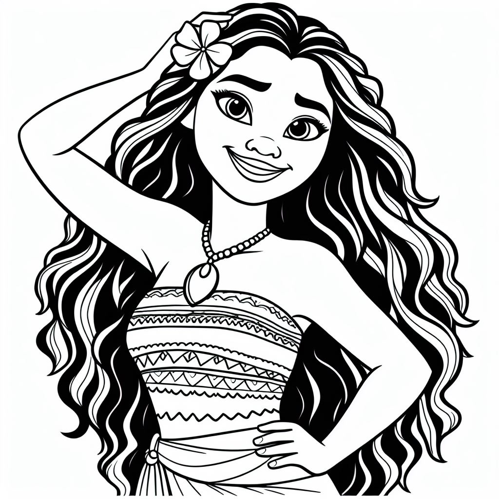 Coloring moana