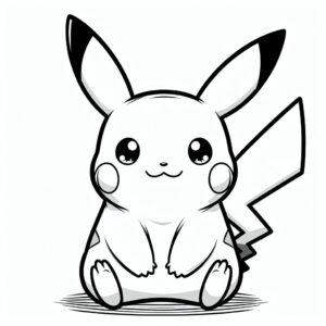 Coloring pikachu