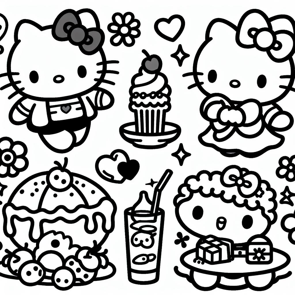 Coloring sanrio