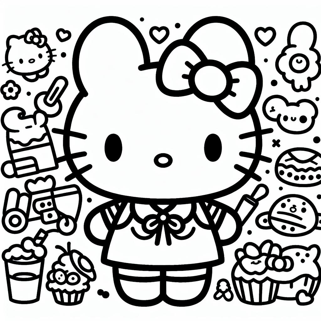 Coloring sanrio