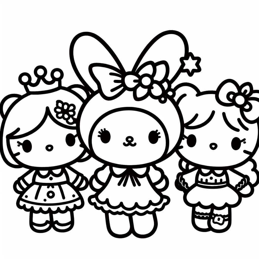 Coloring sanrio