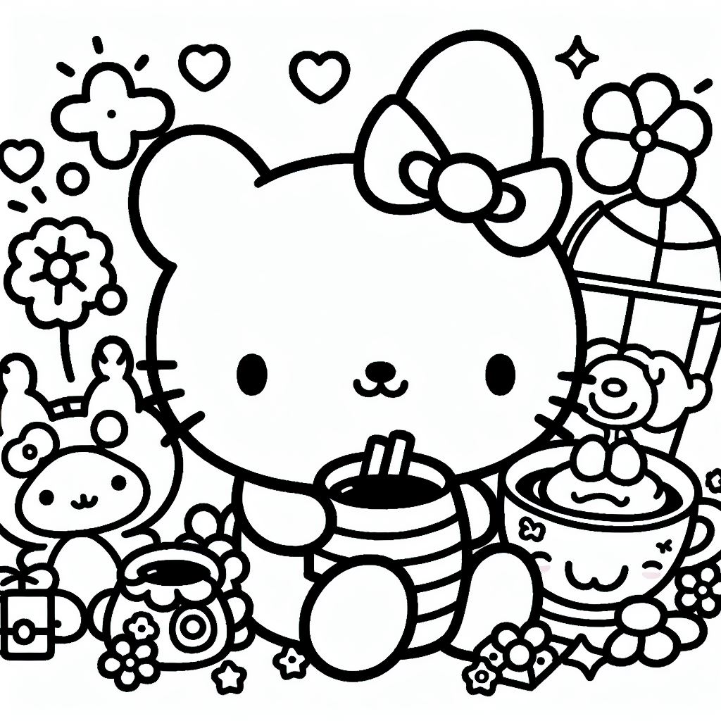 Coloring sanrio