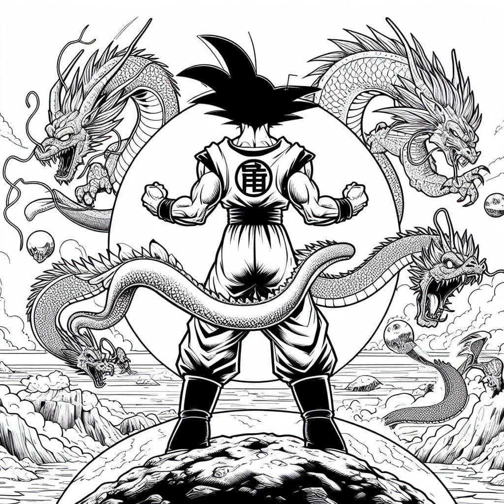 Dragon ball z goku dragon