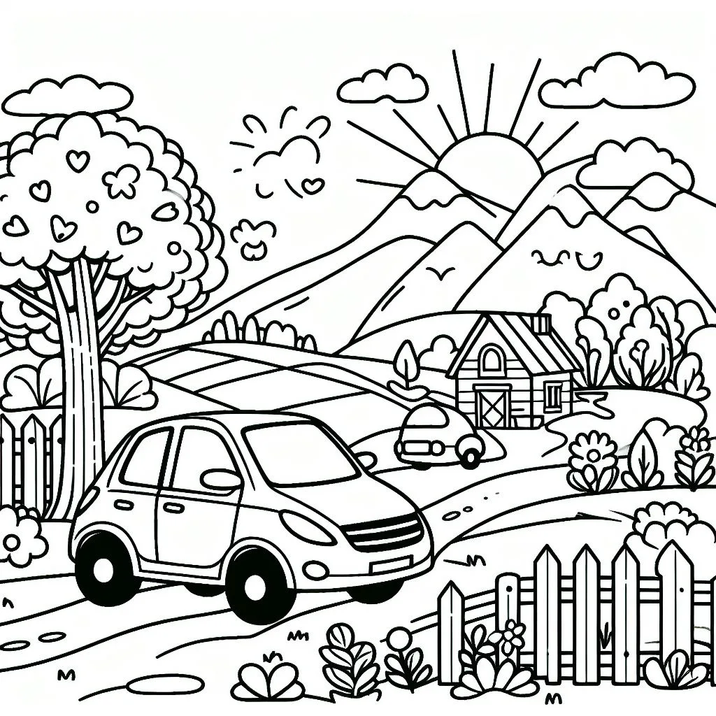Colorindo Carros 14 Jpeg