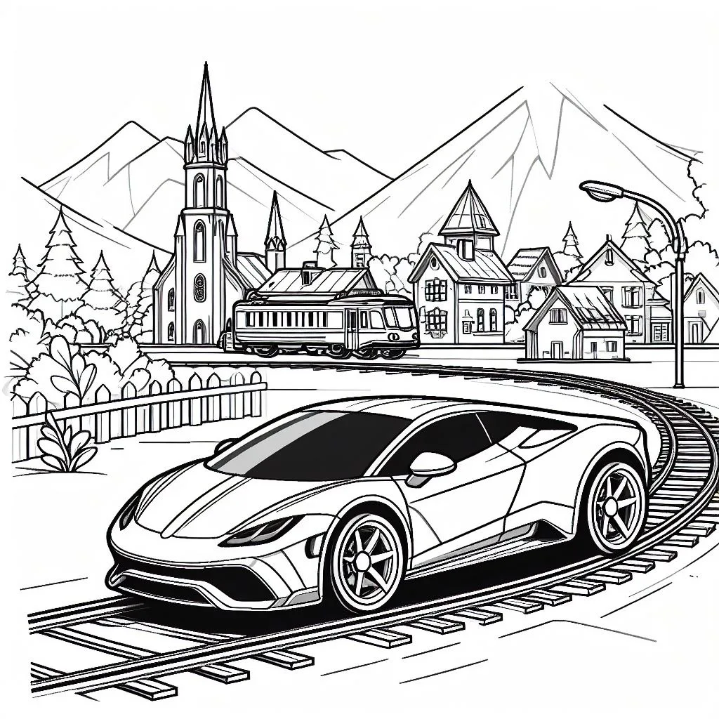 Colorindo Carros 2 Jpeg