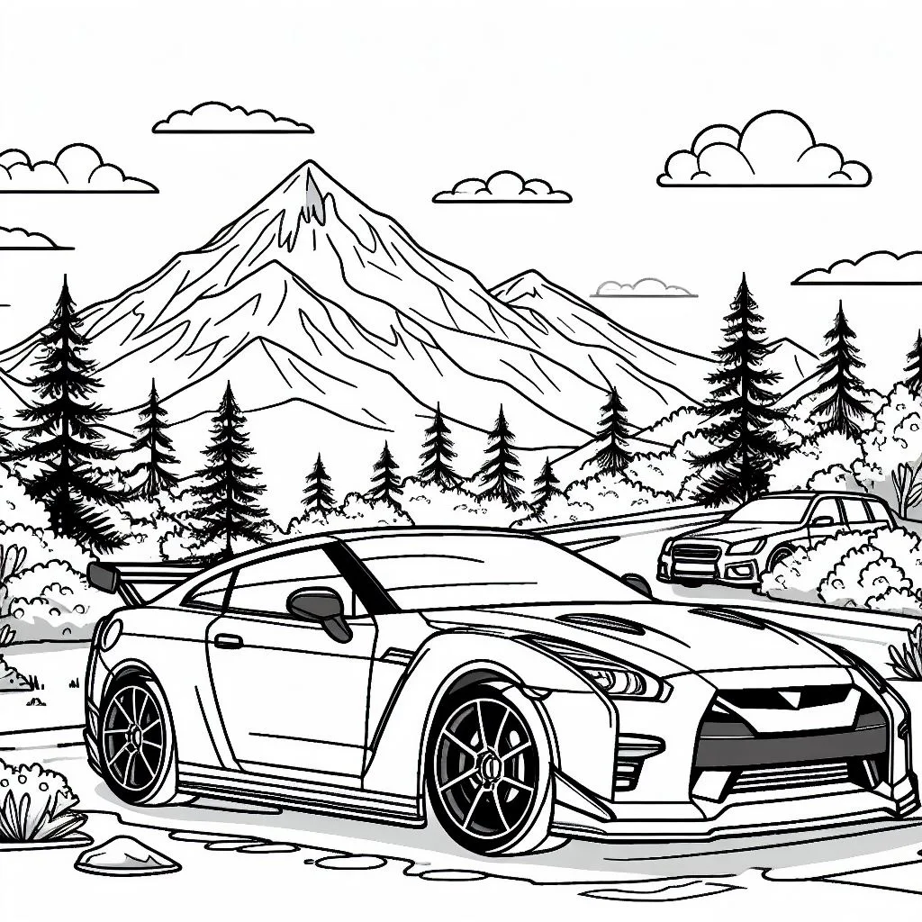 Colorindo Carros 3 Jpeg