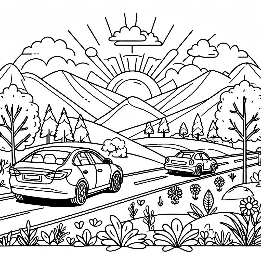 Colorindo Carros 4 Jpeg