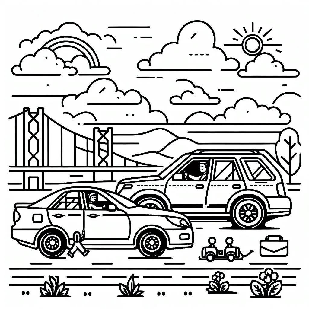 Colorindo Carros 5 Jpeg
