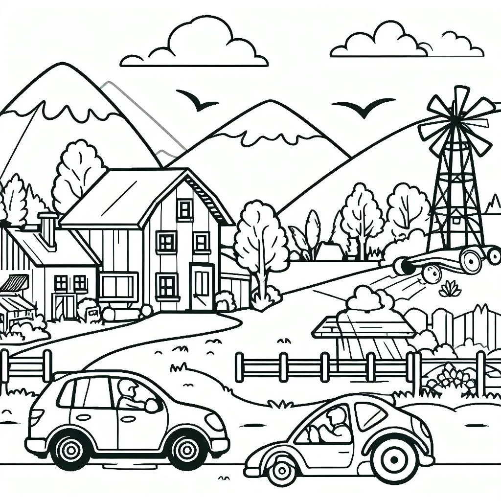 Colorindo Carros 9 Jpeg