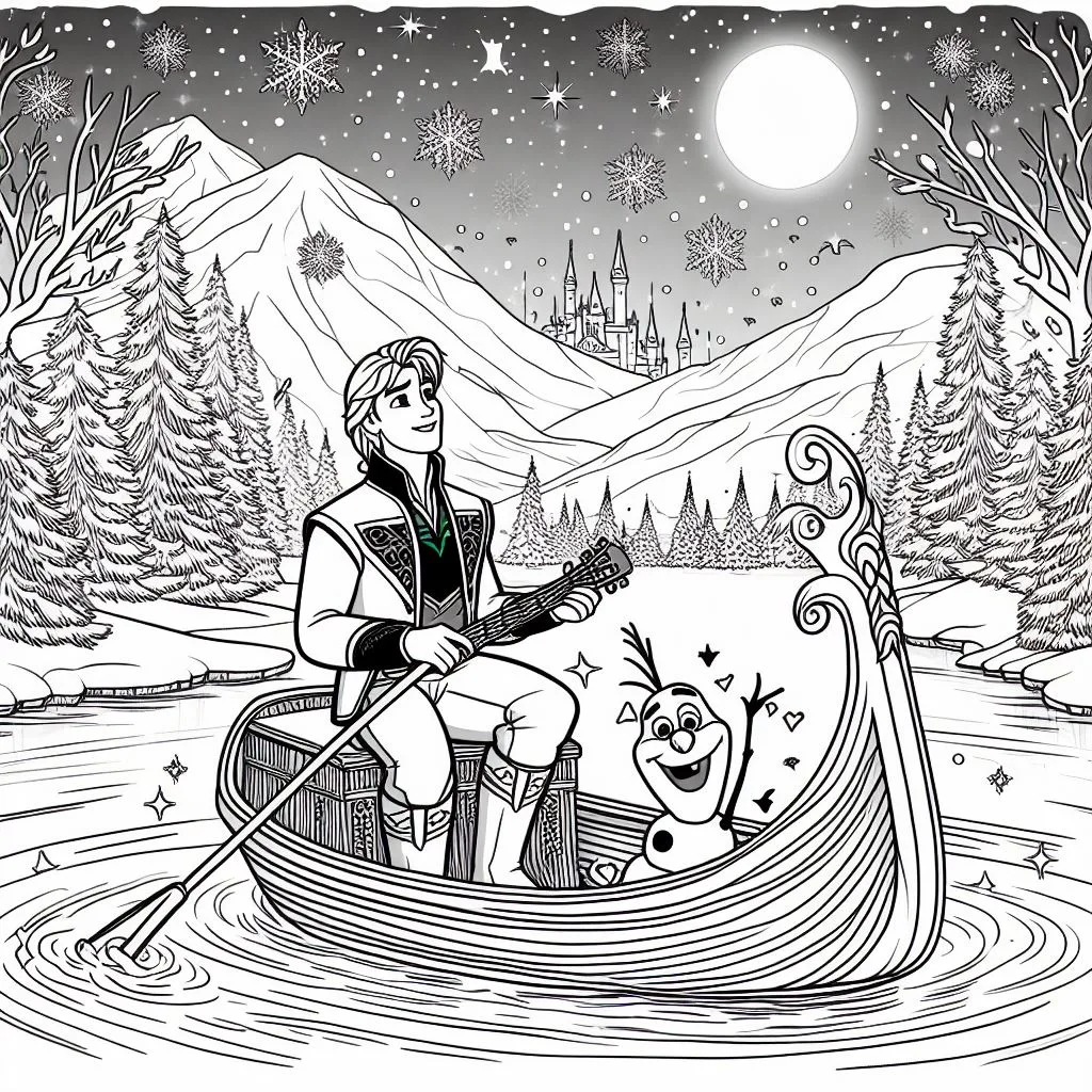 Colorindo frozen