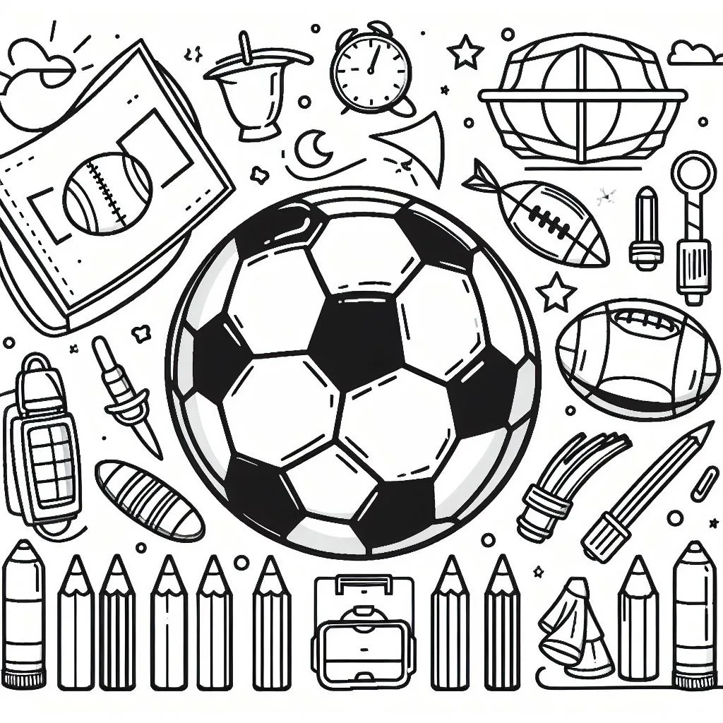 Colorindo Futebol 3 Jpeg