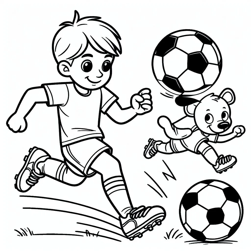 Colorindo Futebol 7 Jpeg